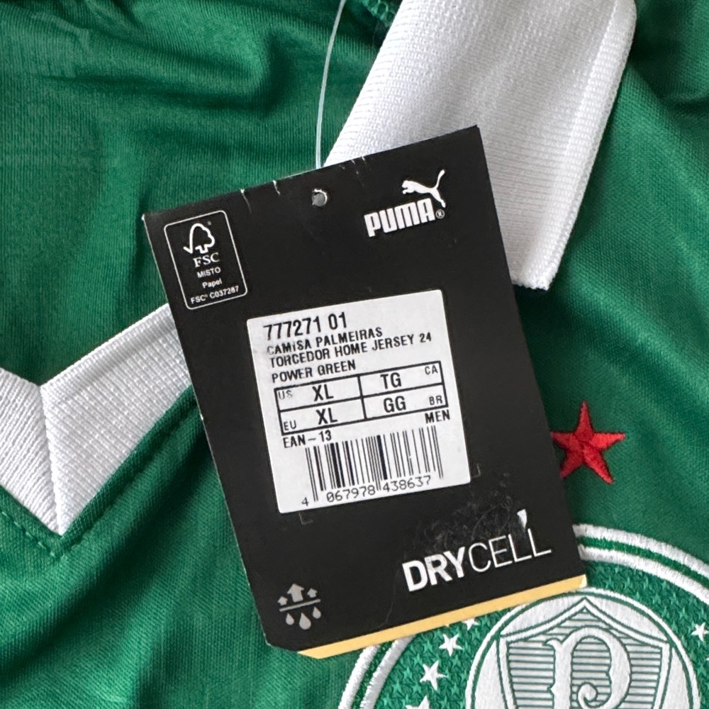 NWT Palmeiras Brazil Soccer Jersey - Picture 2 of 7